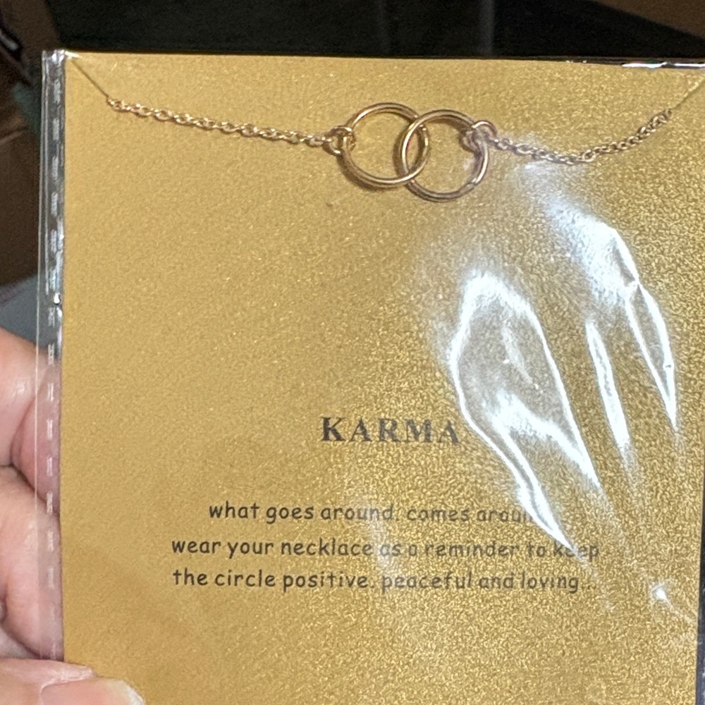 Karma Gold Necklace